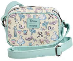 Lf Lounfefly Loungefly Disney Alice In Wonderland Floral Scene Aiw Pastel Aop shoulder bag