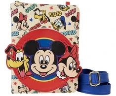Loungefly Disney Classic Mickey and Friends crossbody journal