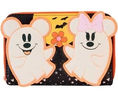 Loungefly Disney Mickey & Minnie Floral Ghost wallet