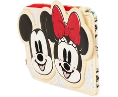 Loungefly Disney Mickey &amp; Friends Holiday Snow cardholder