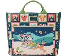Loungefly Disney Mickey &amp; Minnie Holiday bag backpack