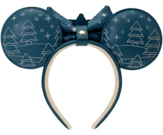 Loungefly Disney Mickey &amp; Minnie Holiday headband