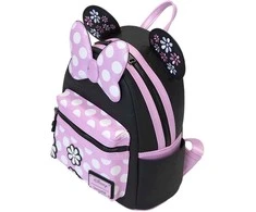 Loungefly Disney Minnie Floral Rock the Dots backpack
