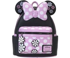 Loungefly Disney Minnie Floral Rock the Dots backpack