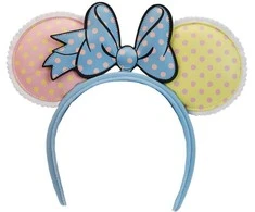Loungefly Disney Minnie Mouse Pastel Polka Dot ear headband