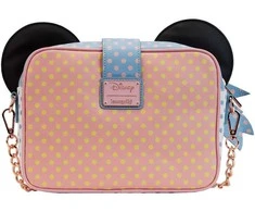 Loungefly Disney Minnie Mouse Pastel Polka Dot Crossbody bag