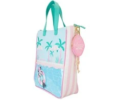 Loungefly Disney Minnie Vacation Style tote bag + coin purse