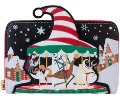 Loungefly Disney Nightmare Before Christmas Journey to Christmas Town wallet