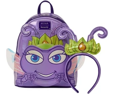 Loungefly Disney Pixar Bug's Life Princess Atta backpack + Headband 26cm