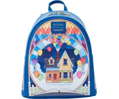 Lf Lounfefly Loungefly Disney Pixar Up Stained Glass backpack 26cm
