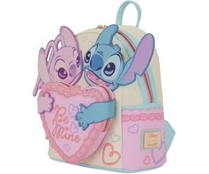 Loungefly Disney Stitch &amp; Angel Be Mine backpack