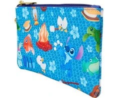 Loungefly Disney Stitch Camping Cuties zipper wrislet wallet
