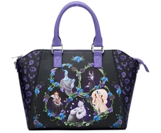 Lf Lounfefly Loungefly Disney Villains Floral Icons Satchel backpack 26cm