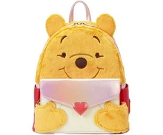Loungefly Disney „Winnie the Pooh &amp; Piglet Love Letter“ mini kuprinė su Mikė Pūkuotuku