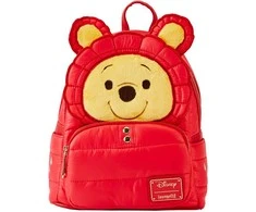 Loungefly Disney Winnie the Pooh Rainy Day Puffer Jacket backpack 26cm
