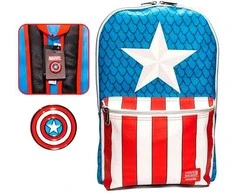 Loungefly Marvel Captain America backpack with pin 45cm