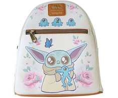 Loungefly Star Wars Lucas Grogu With Frogs Brown Trim backpack cm