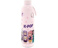 Lovely Story K-Pop Rožinė thermal bottle with speaker 600ml