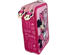 Manenti Disney Minnie Paris triple pencil case