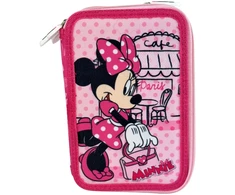 Manenti Disney Minnie Paris triple pencil case
