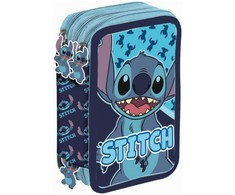 Manenti Disney Stitch Abstract triple pencil case