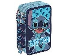 Manenti Disney Stitch Abstract triple pencil case