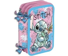 Manenti Disney Stitch Doll triple pencil case