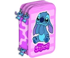 Manenti Disney Stitch Lovely triple pencil case