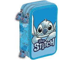 Manenti Disney Stitch Smile triple pencil case