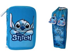 Manenti Disney Stitch Smile triple pencil case