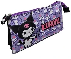Manenti Hello Kitty Kuromi triple pencil case