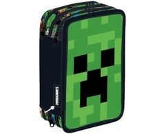 Manenti Minecraft Characters triple pencil case