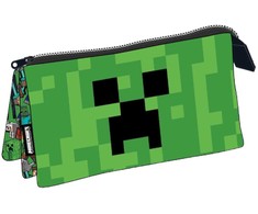 Manenti Minecraft Characters triple pencil case