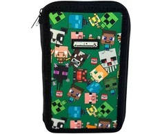 Bez Marki Minecraft 3 lygio užpildyta pieštukų dėžutė