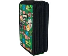 Manenti Minecraft Characters triple pencil case