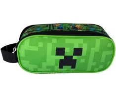 Manenti Minecraft Face pencil case