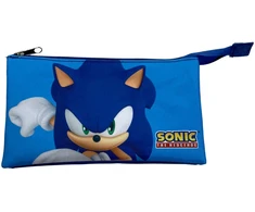 Manenti Sonic the Hedgehog triple pencil case