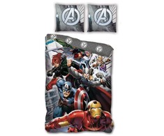 Marvel Avengers microfibre duvet cover bed 90cm