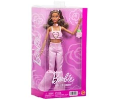 Mattel BARBIE DELUXE FASHIONISTAS lėlė rožiniu kostiumėliu