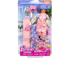 Lėlė Barbie kariera Snowboardzistka+ priedai Snowboard