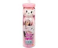 Mattel BARBIE CUTIE REVEAL CARE BEARS SWEET BOWS siurprizų rinkinys – avytė (JJP66)