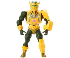 Mattel Masters of the Universe x Transformers Bumblebee Armor Man-At-Arms figure 14cm