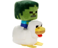 Mattel Minecraft Chicken Jockey plush toy 20cm