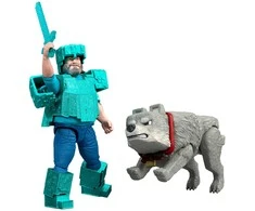 Mattel MINECRAFT Steve i wilk 2pak figurek JFR71 /4