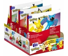 Mattel MEGA CONSTRUX POKEMON dviejų Poke rutulių pakuotė (HXP11)