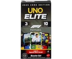 Kortos Mattel UNO Elita Formula 1 2025 Core Edition JLV43 (papildymas)