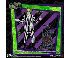 Mezco Toys Beetlejuice - Beetlejuice Striped Suite figure 9,5cm