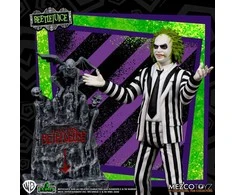 Mezco Toys Beetlejuice - Beetlejuice Striped Suite figure 9,5cm