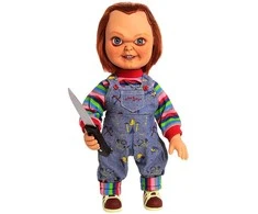 Mezco Toys Childs Play Chucky doll with sound 38cm