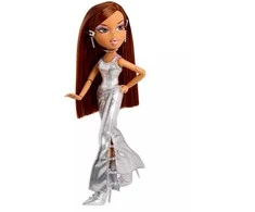 MGA Bratz Charmz Yasmin Doll 599326 599340EUC lėlė su pakabukais